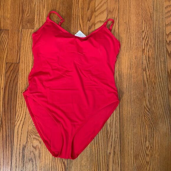 Andie The Amalfi One Piece Swimsuit Red Cherry size XL NWT - Picture 3 of 7